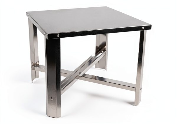 Camco Gas Water Heater Stand Silver Minimalist-0