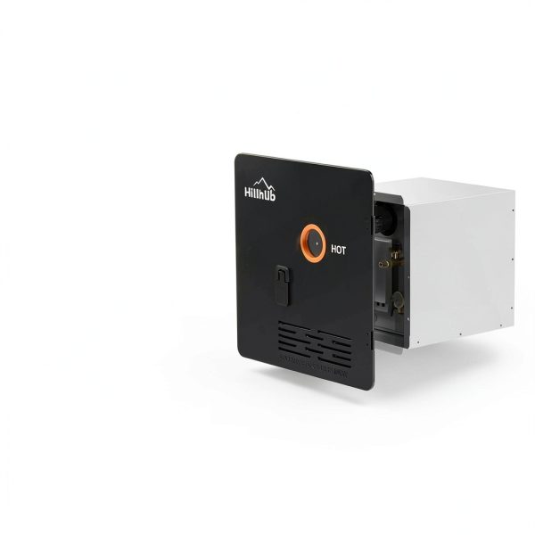 Hillhub RV Water Heater Door Black 18x18 Copper-1