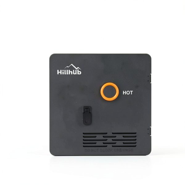 Hillhub RV Water Heater Door Black 18x18 Copper-5