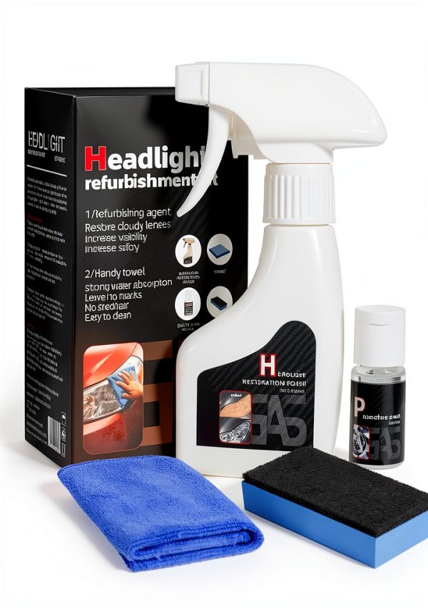 Headlight Restoration Kit FAVIRZCE UV Spray-0