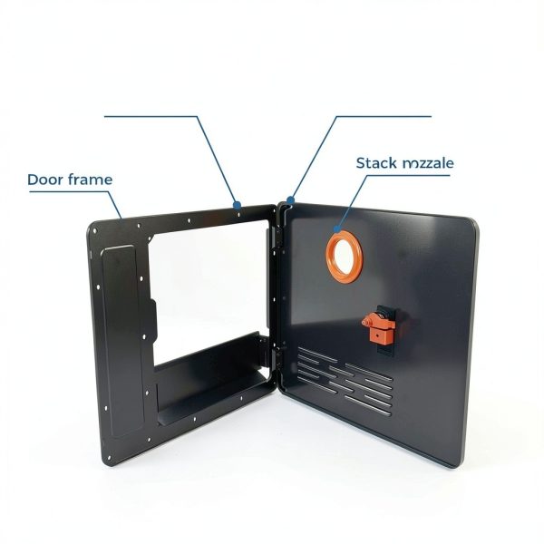 Hillhub RV Water Heater Door Black Copper Design-5