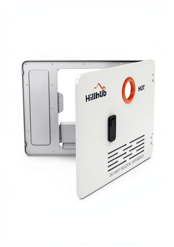 Hillhub RV Water Heater Door Copper Anti‑bump-2