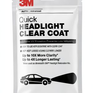 3M Headlight Restoration Kit 32516 UV Coat Wipe Automotive Lenses-0