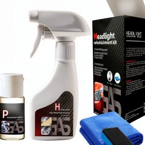 Headlight Restoration Kit ZMHUM 180ml UV Spray for Cars Trucks SUVs-0