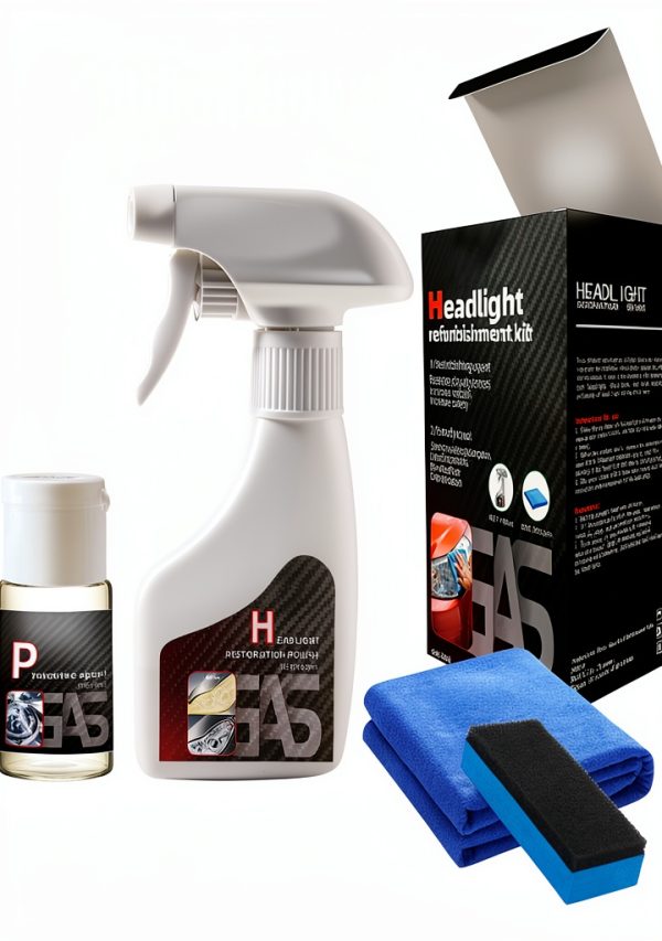 Headlight Restoration Kit ZMHUM 180ml UV Spray for Cars Trucks SUVs-0