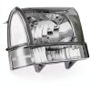 Nilight Chrome Headlight Assembly for 1999-2004 Ford F250/F350-5
