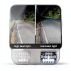KASLIGHT LED Headlight 5x7 7x6 H6054 Replacement Black Transparent-3