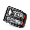 Ford F-250 Headlight Assembly AUTOSAVER88 OE-Black Amber Clear Fit-5
