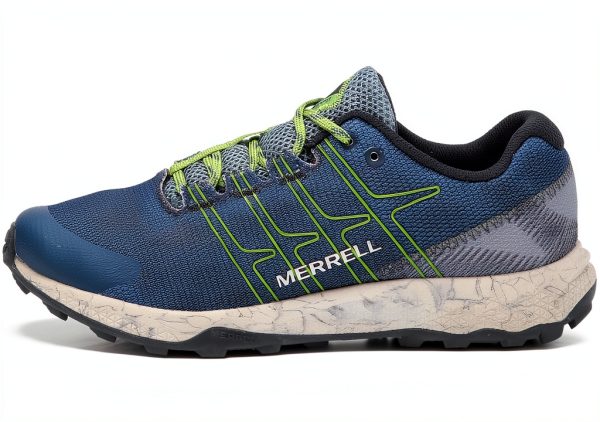 Merrell Moab Flight Low Kids Hiking Shoes Poseidon Lightweight Design-4
