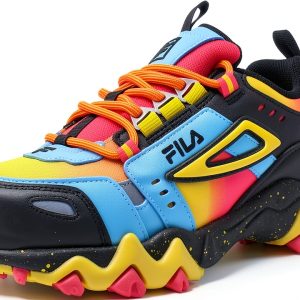 Fila Oakmont Tr Boys Shoes Black/Multicolor Hiking Shoes for Kids-0