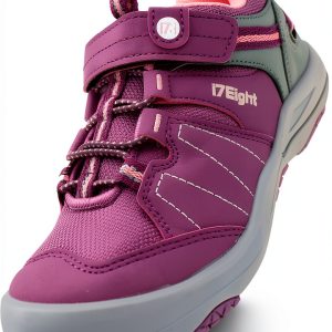 i78 Low Top Kids Hiking Shoes - Breathable Synthetic Leather, Non-Slip-0
