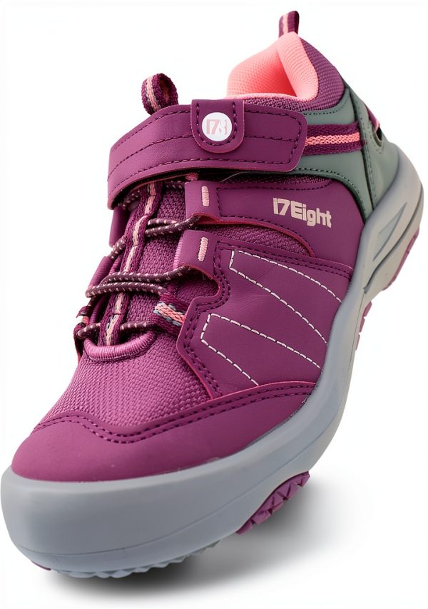 i78 Low Top Kids Hiking Shoes - Breathable Synthetic Leather, Non-Slip-0
