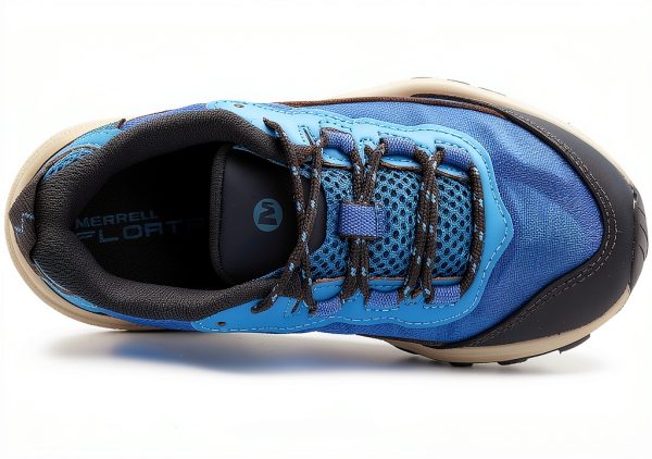 Merrell Moab Speed Low WTRPF Kids Hiking Shoes Blue-2