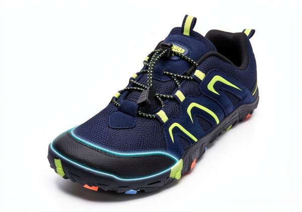 ASHION Boys Running Shoes - Barefoot Wide Toe Box Hiking Sneakers-1