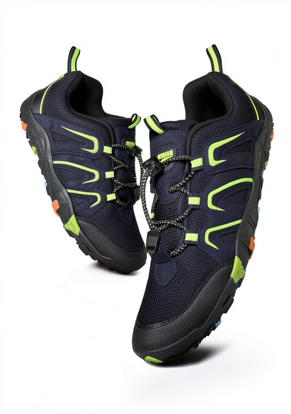 ASHION Boys Running Shoes - Barefoot Wide Toe Box Hiking Sneakers-6