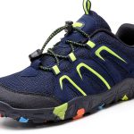 ASHION Boys Running Shoes - Barefoot Wide Toe Box Hiking Sneakers-0