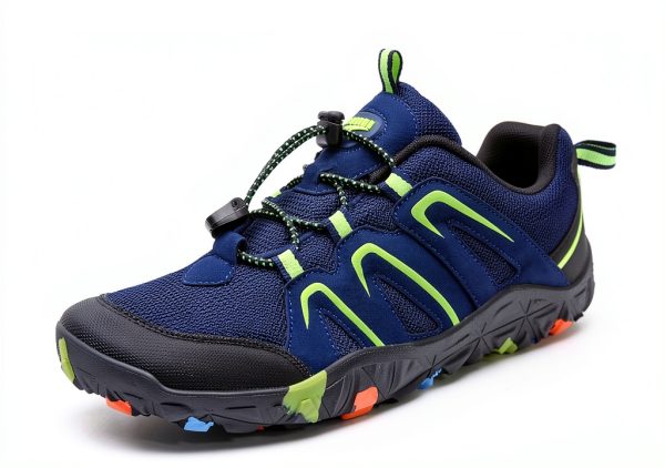 ASHION Boys Running Shoes - Barefoot Wide Toe Box Hiking Sneakers-2