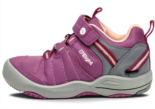 i78 Low Top Kids Hiking Shoes - Breathable Synthetic Leather, Non-Slip-3