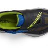 Merrell Unisex-Child Moab Speed Low Zt Waterproof Black/Blue Lime-1