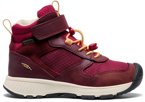KEEN Unisex-Child Skua Mid Height Shoes Waterproof Fig/Peach Fuzz-1